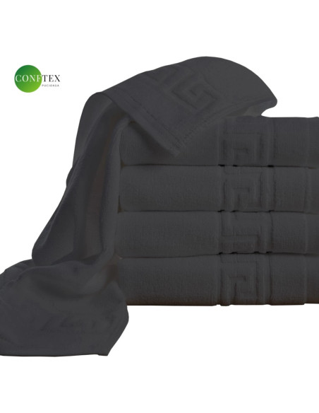 Prosop Greek border (70X140cm) – 500g/m2 – Negru