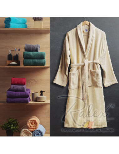 HALAT BAIE VELUR 100% BUMBAC – BEJ