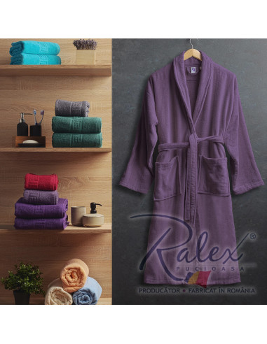 HALAT BAIE VELUR 100% BUMBAC – LILA