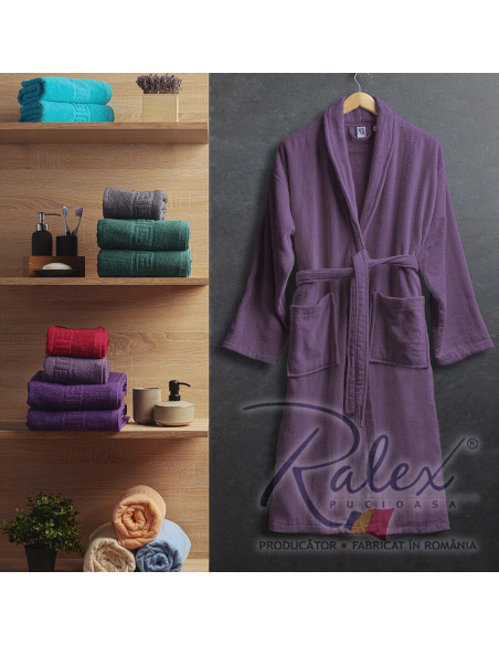 HALAT BAIE VELUR 100% BUMBAC – LILA