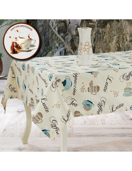 FAȚĂ DE MASĂ ANTIMURDĂRIRE 100% BUMBAC AMINA –