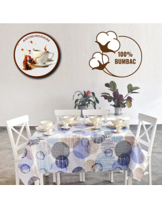 FAȚĂ DE MASĂ ANTIMURDĂRIRE 100% BUMBAC BURN