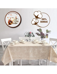 FAȚĂ DE MASĂ ANTIMURDĂRIRE 100% BUMBAC IVAR