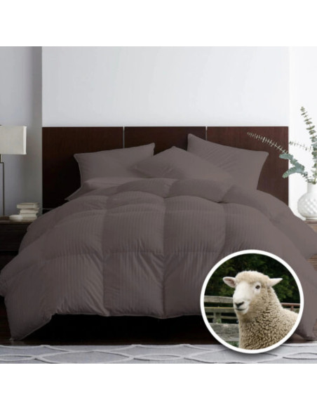 PILOTĂ MATLASATĂ LÂNĂ DAMASC 100% NATURAL - DE IARNĂ - MARO