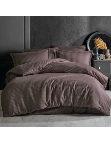 Lenjerie de pat Damasc Bumbac 100% - MARO O persoană – RALEX