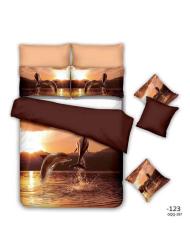 Lenjerie de pat poplin – două persoane (A-GQQ-287)