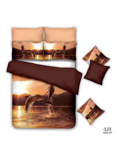 Lenjerie de pat poplin – două persoane (A-GQQ-287)