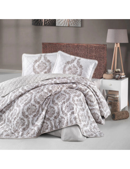 Cuvertură de pat Clasy-matlasată 2 persoane (FLORESTA V1)